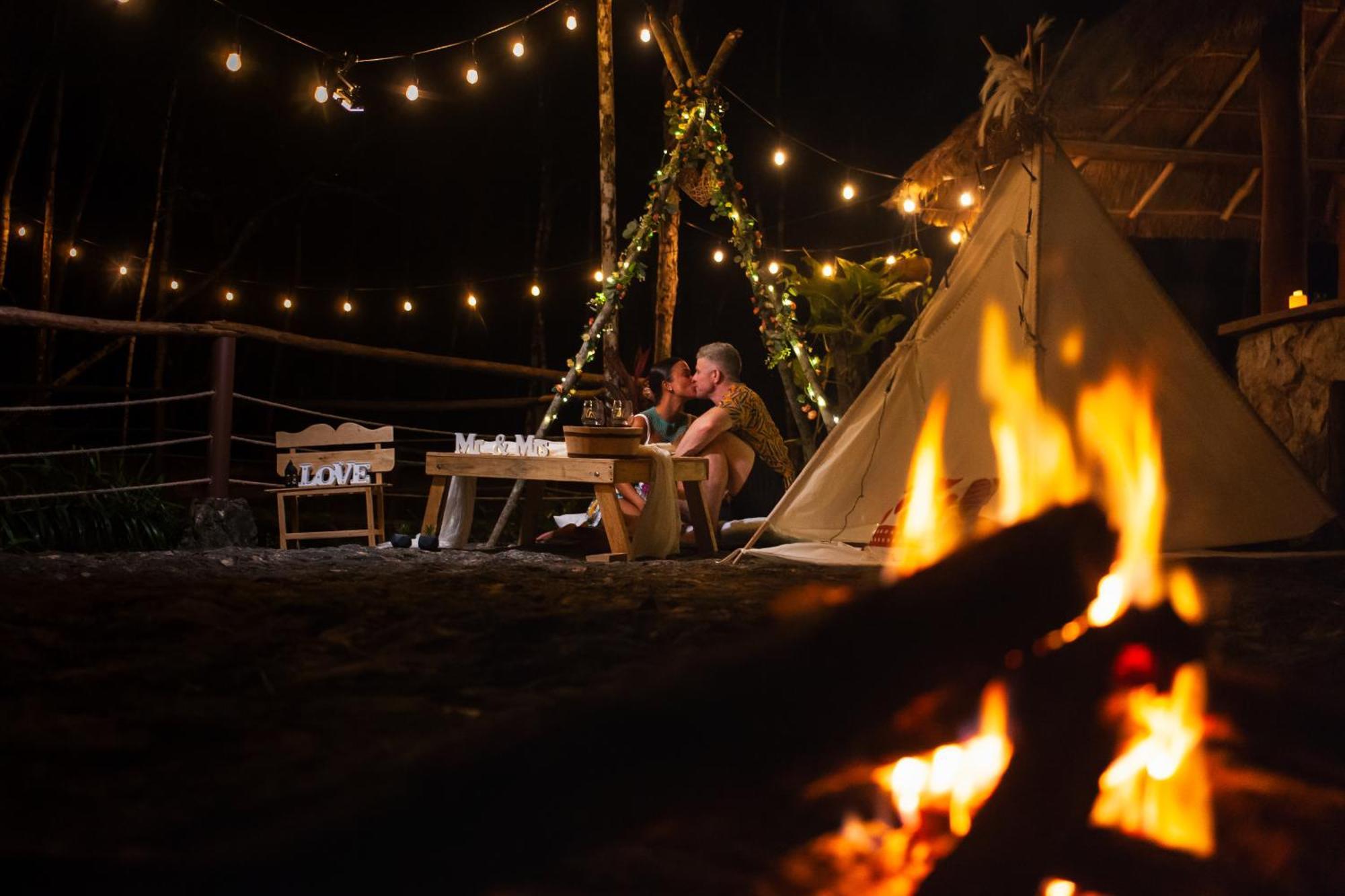 פוארטו מורלוס Cheel Lodge & Camping מראה חיצוני תמונה